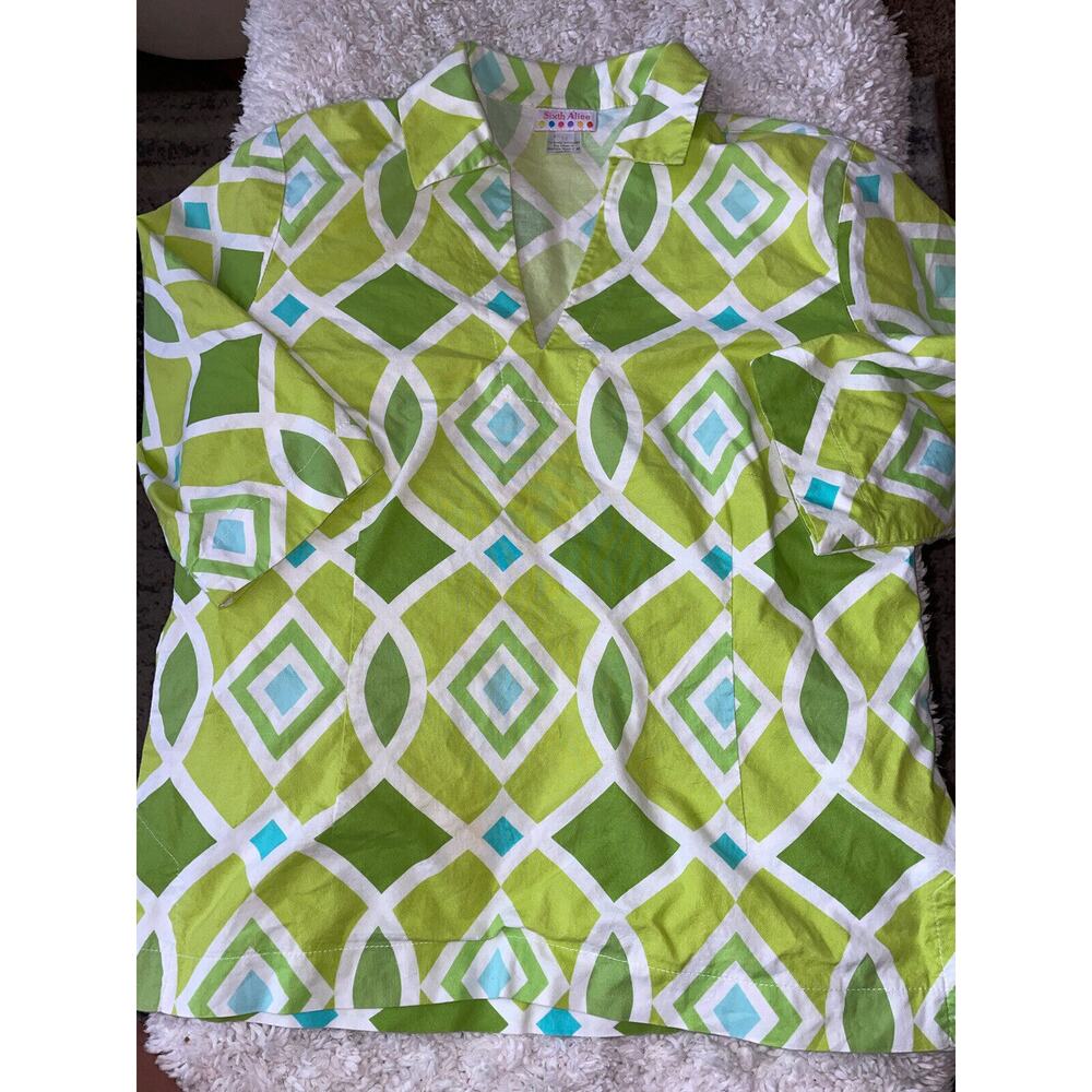 Sixth Alice Women’s Sz. M 3/4 Tunic Style Top. Classic, Pretty